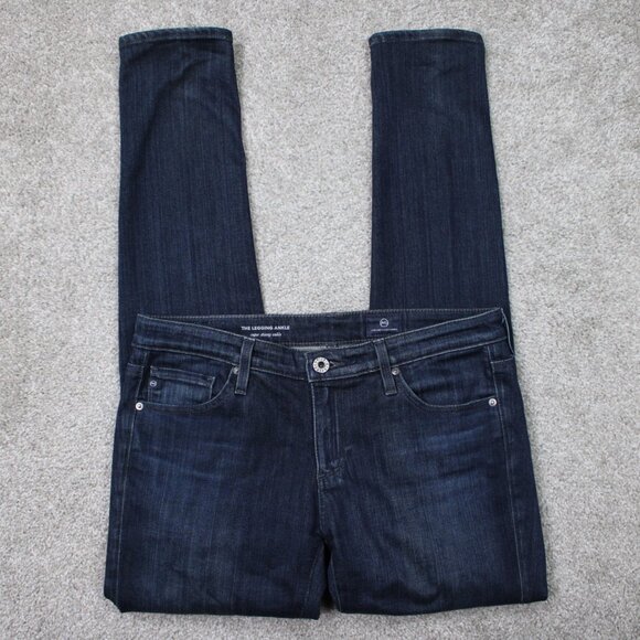 AG Adriano Goldschmied Jeans Women 26 x 28 Blue Legging Ankle Super Skinny Ankle - Picture 1 of 13